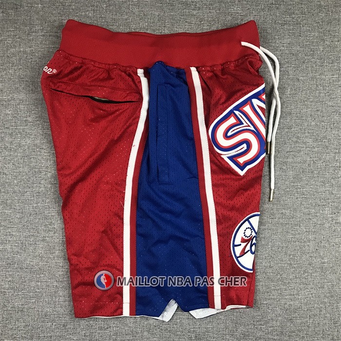 Short Philadelphia 76ers Mitchell & Ness 1996-97 Rouge